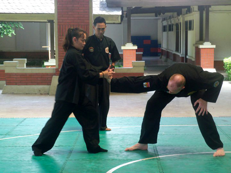 May Williams and John Savage in Indonesia